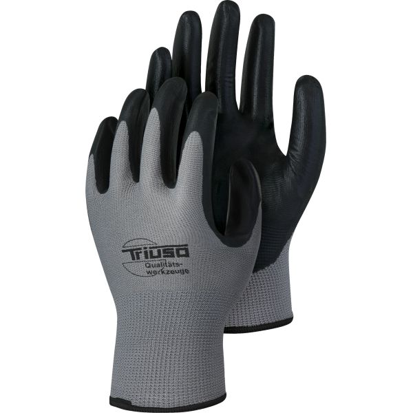 H730B, Grip, Polyester-Handschuh mit Nitril-Beschichtung, SB-Karte