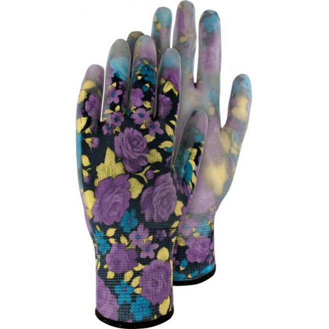 H498, Garten, Nylon-Handschuh mit PU-Beschichtung, EAN-Auszeichnung