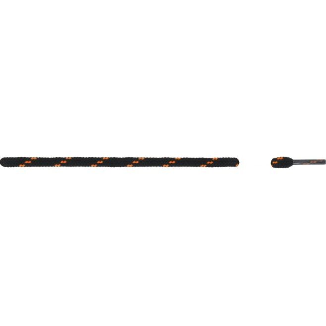 Barth Schnürsenkel schwarz-orange, rund, extra dick