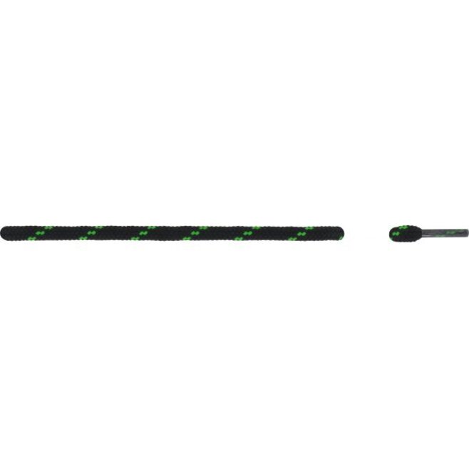 Barth Schnürsenkel schwarz-grün, rund, extra dick