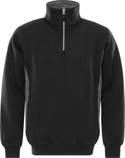 Fristads Acode Zipper-Sweatshirt 1705 DF – Schwarz
