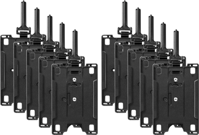 Fristads Ausweishalter 10er-Pack 993 PST – Schwarz
