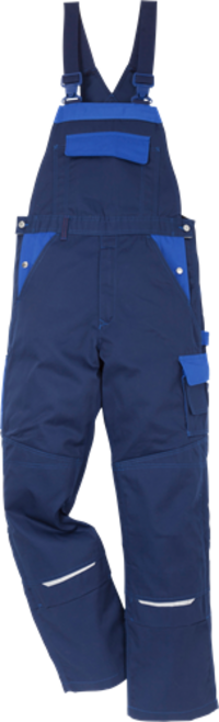 Fristads Icon Two Latzhose 1009 LUXE – Marine/Königsblau