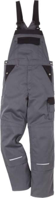 Fristads Icon Two Latzhose 1009 LUXE – Grau/Schwarz