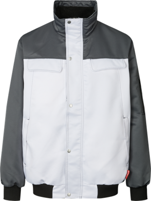 Fristads Icon Two Winter Pilotenjacke 4813 PP – Weiß/Grau