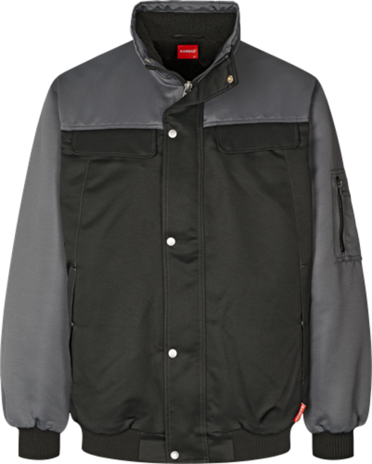Fristads Icon Two Winter Pilotenjacke 4813 PP – Schwarz/Grau