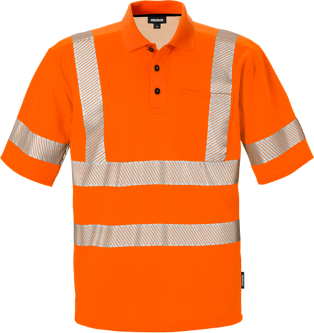 Fristads High Vis Poloshirt Kl. 2 7406 GPHV – Warnschutz-Orange