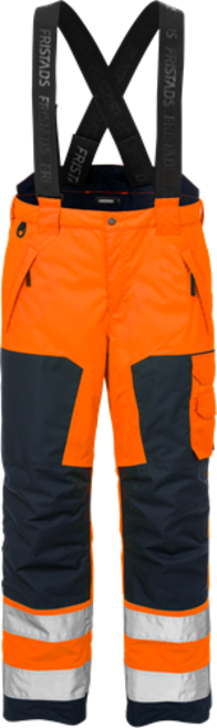 Fristads High Vis Airtech® Winterhose Kl. 2 2035 GTT – Warnschutz-Orange/Marine