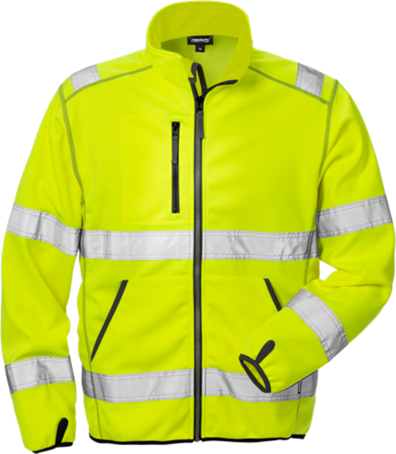 Fristads High Vis Softshell-Jacke Kl. 3 4840 SSL – Warnschutz-Gelb