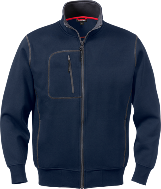 Fristads Acode Sweatjacke 1747 DF – Nachtblau