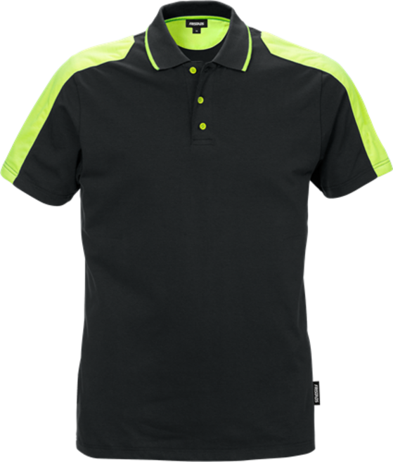 Fristads Stretch-Poloshirt 7448 RTP – Schwarz