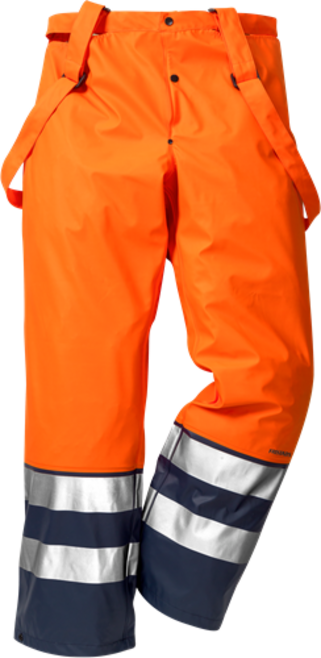Fristads High Vis Regenhose Kl. 2 2625 RS – Warnschutz-Orange/Marine