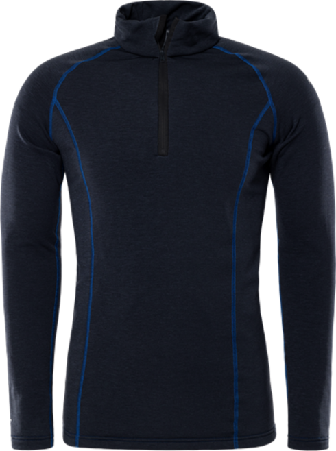 Fristads Polartec® Zipper-T-Shirt Langarm 7078 PT – Schwarz