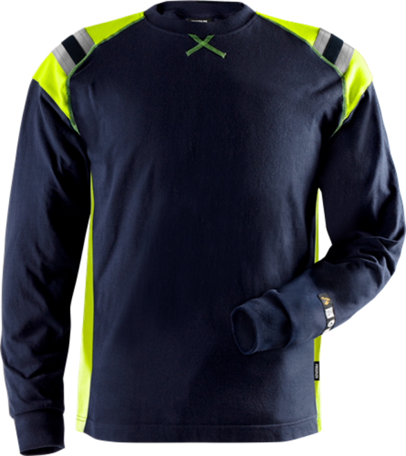 Fristads Flamestat T-Shirt Langarm 7072 TFLH – Marineblau