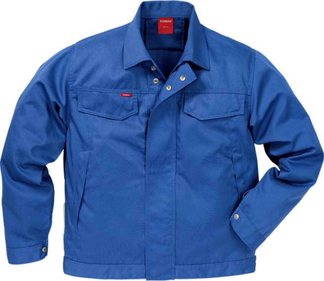 Fristads Icon One Baumwoll-Jacke 4111 KC – Königsblau