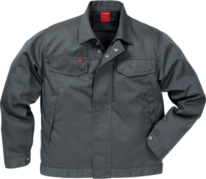 Fristads Icon One Baumwoll-Jacke 4111 KC – Dunkelgrau