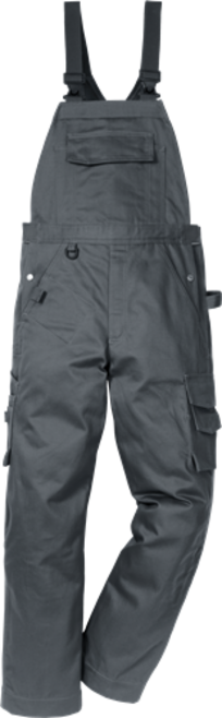 Fristads Icon One Baumwoll-Latzhose 1111 KC – Dunkelgrau