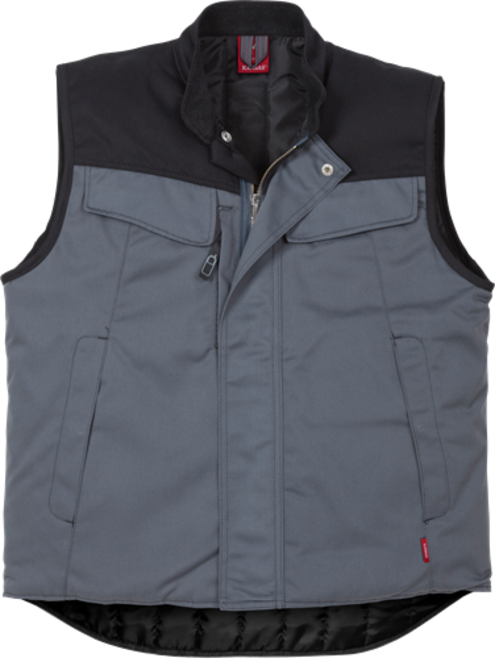 Fristads Icon Two Weste 5312 LUXE – Grau/Schwarz