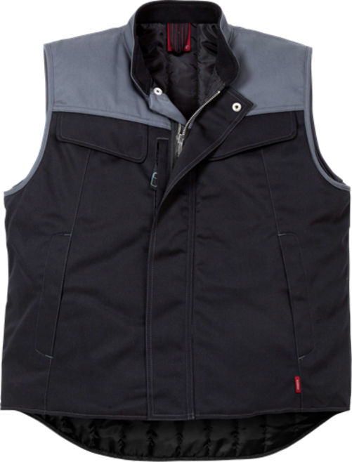 Fristads Icon Two Weste 5312 LUXE – Schwarz/Grau