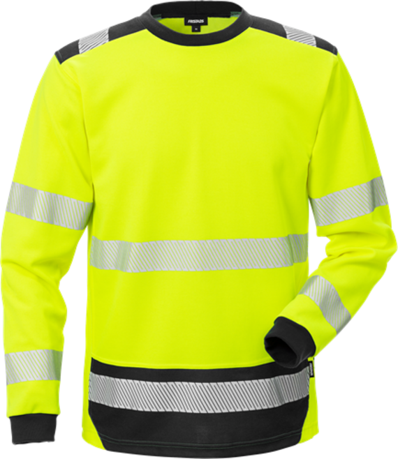 Fristads High Vis T-Shirt Langarm KL. 3 7724 THV – Warnschutz-Gelb/Schwarz