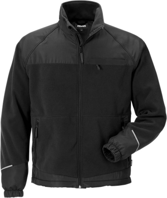 Fristads Winddichte Fleecejacke 4411 FLE – Schwarz