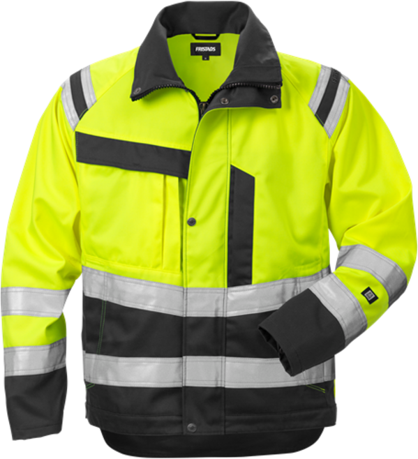 Fristads High Vis Jacke Kl. 3 4026 PLU – Warnschutz-Gelb/Schwarz