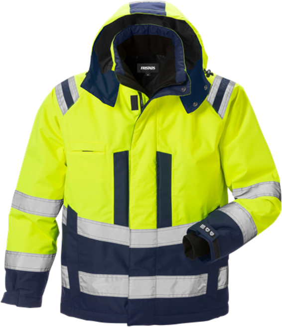 Fristads High Vis Airtech® Winterjacke Kl. 3 4035 GTT – Warnschutz-Gelb/Marine
