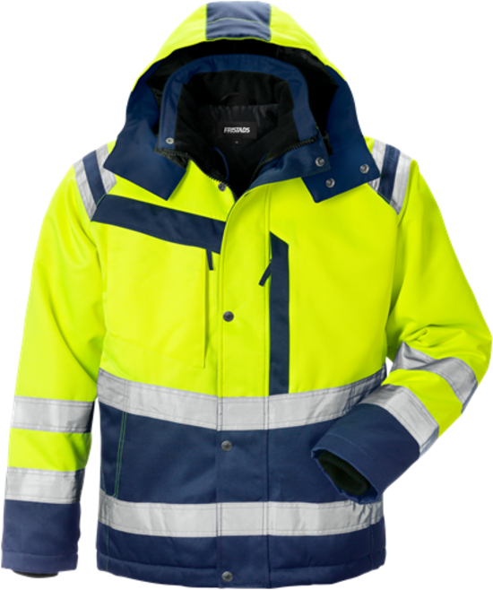 Fristads High Vis Winterjacke Kl. 3 4043 PP – Warnschutz-Gelb/Marine