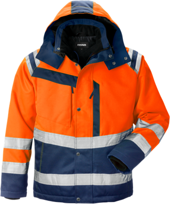 Fristads High Vis Winterjacke Kl. 3 4043 PP – Warnschutz-Orange/Marine