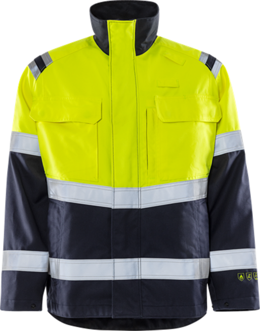Fristads Flamestat High Vis Jacke Kl. 2 4176 ATHS – Warnschutz-Gelb/Marine