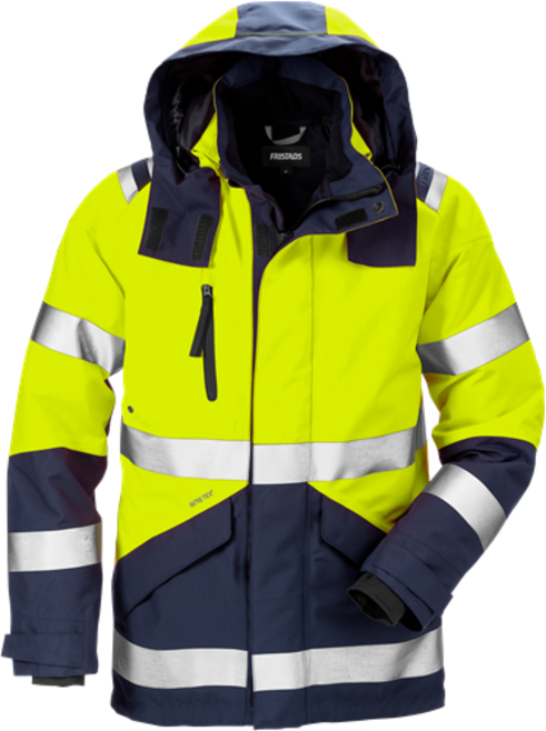 Fristads High Vis GORE-TEX Jacke Kl. 3 4988 GXB – Warnschutz-Gelb/Marine