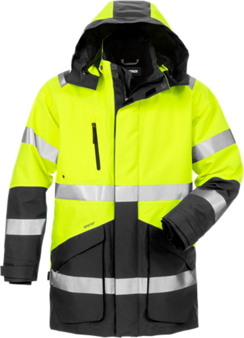 Fristads High Vis GORE-TEX 2-in-1 Winterparka Kl.3 4989 GXB – Warnschutz-Gelb/Schwarz