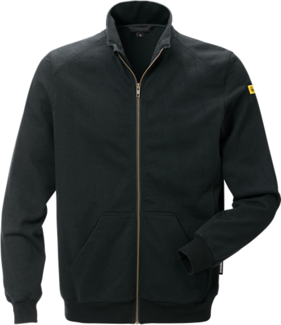 Fristads ESD Sweatjacke 4080 XSM – Schwarz