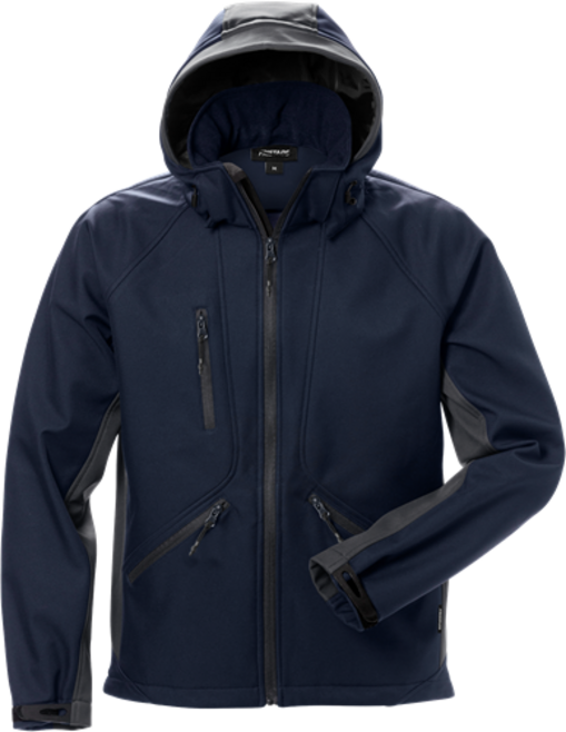 Fristads Acode Softshell-Jacke 1414 SHI – Marine/Grau