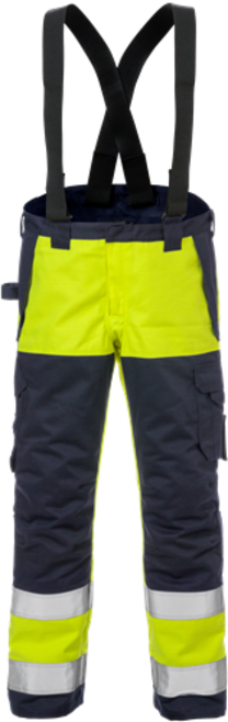 Fristads Flame High Vis Winterhose Kl. 2 2588 FLAM – Warnschutz-Gelb/Marine