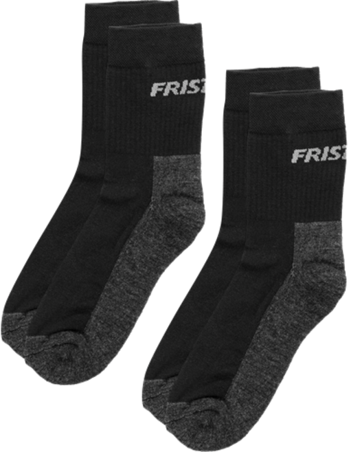 Fristads Wollsocken 2er-Pack 9168 SOW – Schwarz