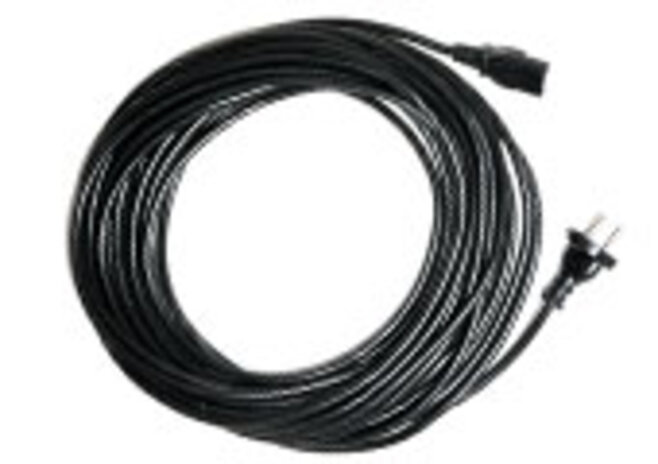 SPRiNTUS Netzkabel 10 m steckbar, schwarz | 111128