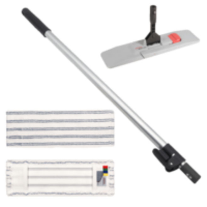 SPRiNTUS Wischset Magic Click 40 cm Magic Click, Teleskopstiel, Premium PRO | 301038