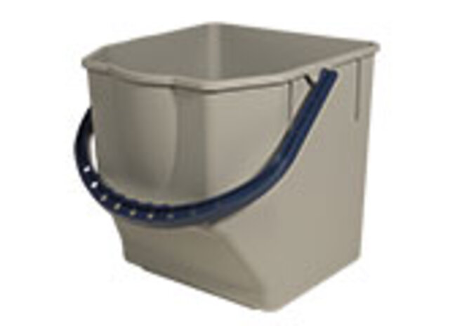 SPRiNTUS Eimer CombiX XL, PRO, 18 Liter, grau, blauer Henkel | 301185