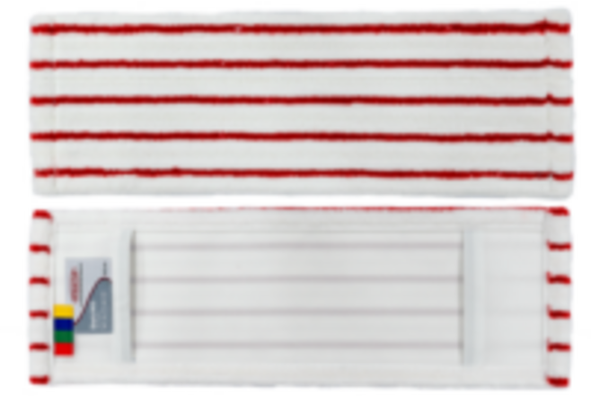 SPRiNTUS Shark RED 40 cm Mikrofasermopp weiß/rot | 302093