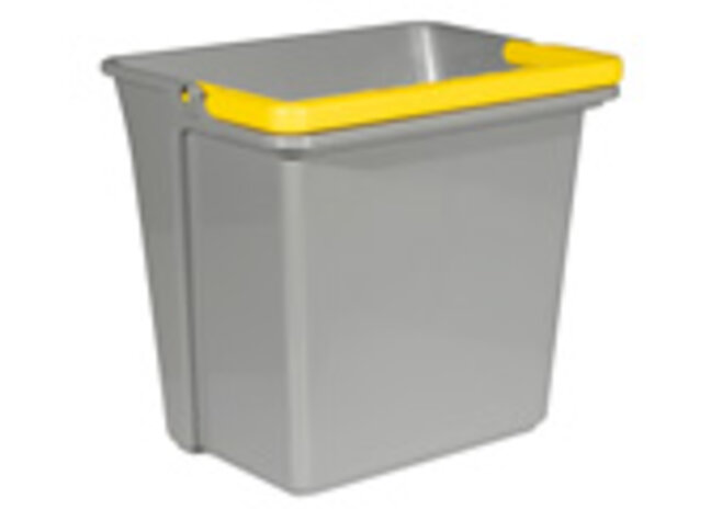 SPRiNTUS Eimer 5 Liter, grau, gelber Henkel | 304016