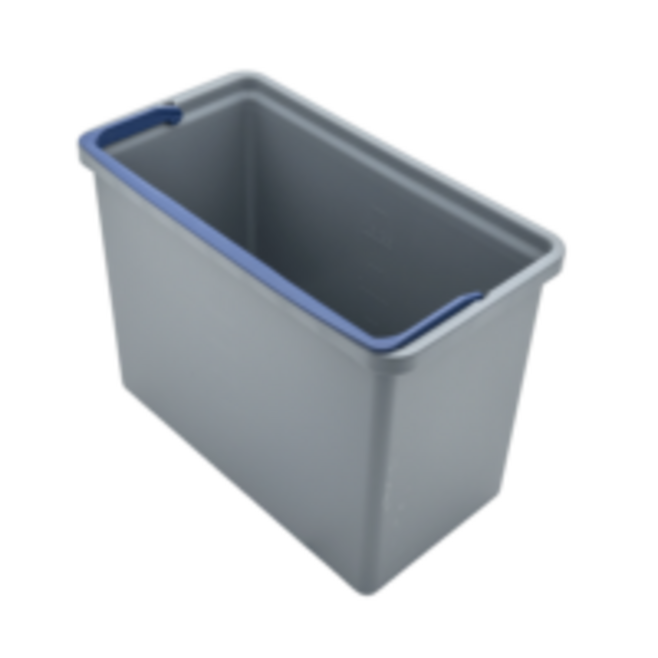 SPRiNTUS Eimer 7 Liter, grau, blauer Henkel | 306535
