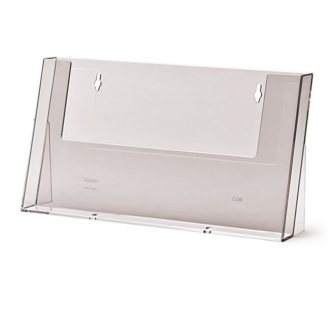 Taymar® Prospekthalter Tisch/Wand 1x A4 Quer