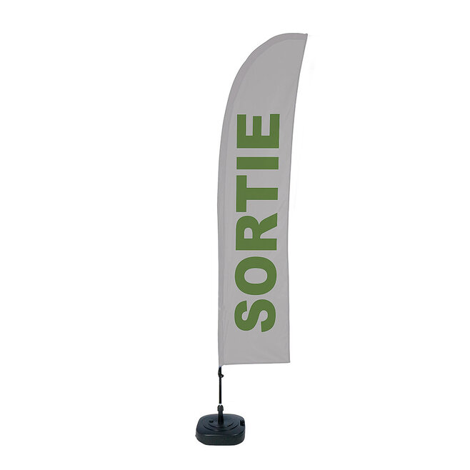 Beachflag Budget Set Wind Large Exit