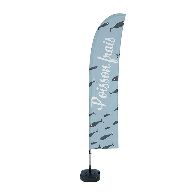 Beachflag Budget Set Wind Large Fresh Fish