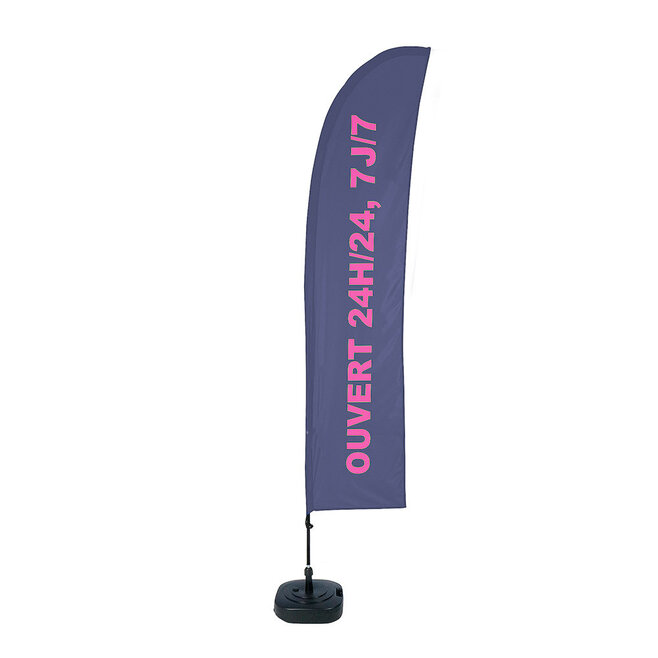 Beachflag Budget Set Wind Large Open 24/7