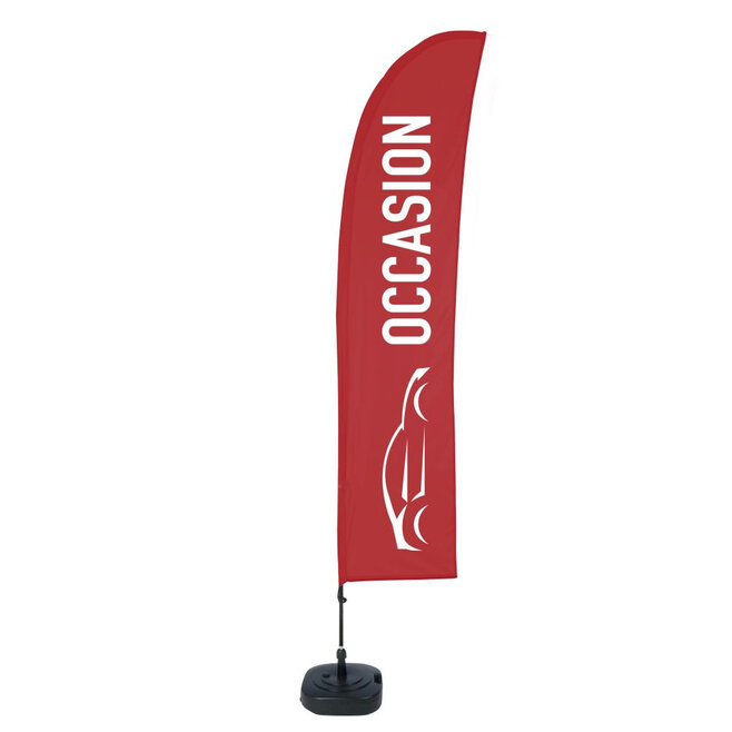 Beachflag Budget Set Wind Large Occassion