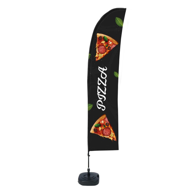 Beachflag Budget Set Wind Large Pizza