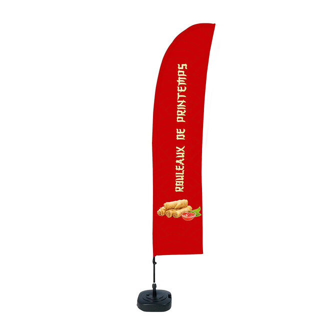 Beachflag Budget Set Wind Large Spring Rolls