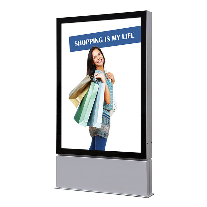 LED Plakatschaukasten Outdoor Premium 120 x 180 cm Doppelseitig